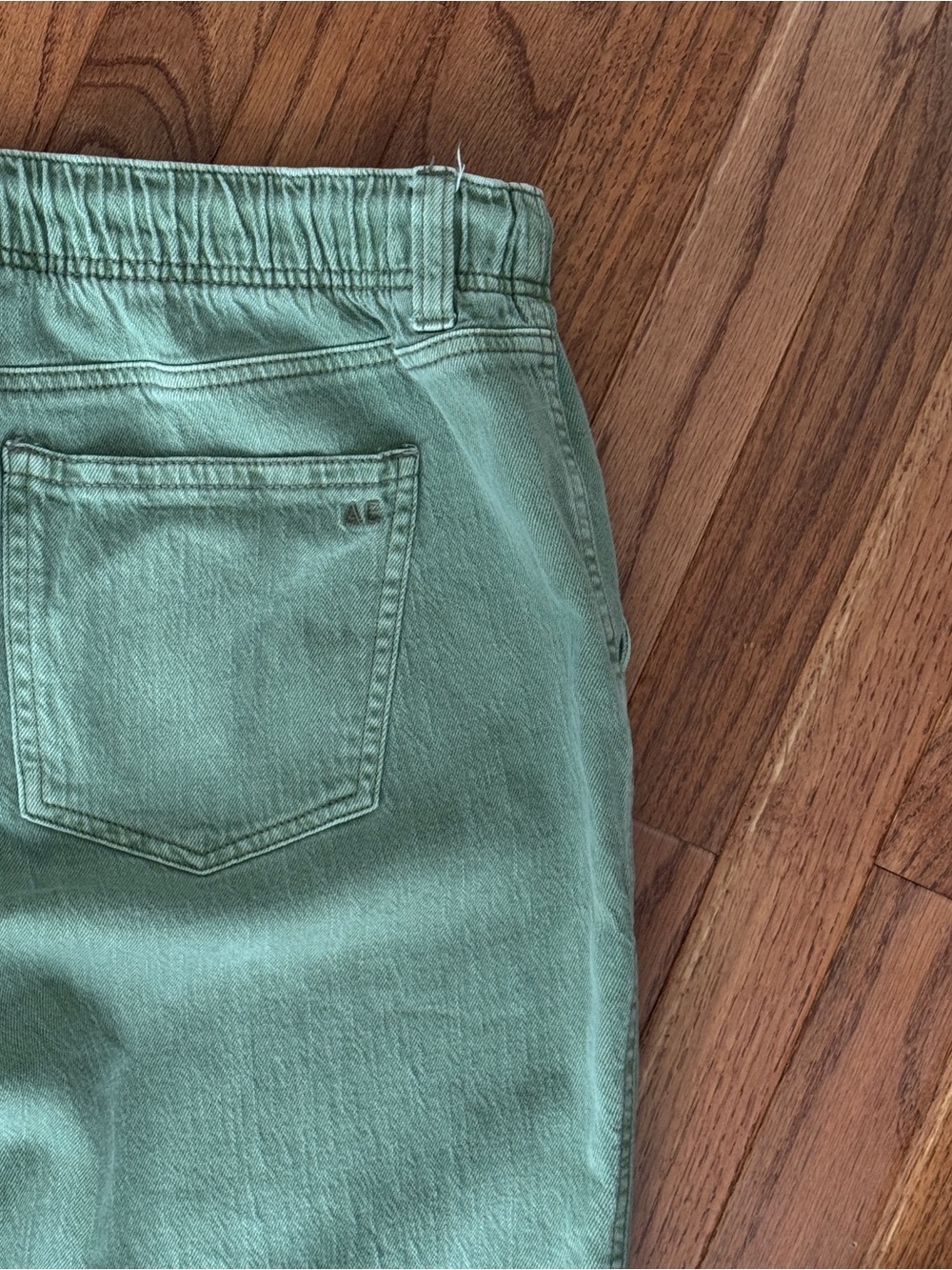 AE Stretch Tomgirl Utility Jogger Green Size 14 - Picture 5 of 6